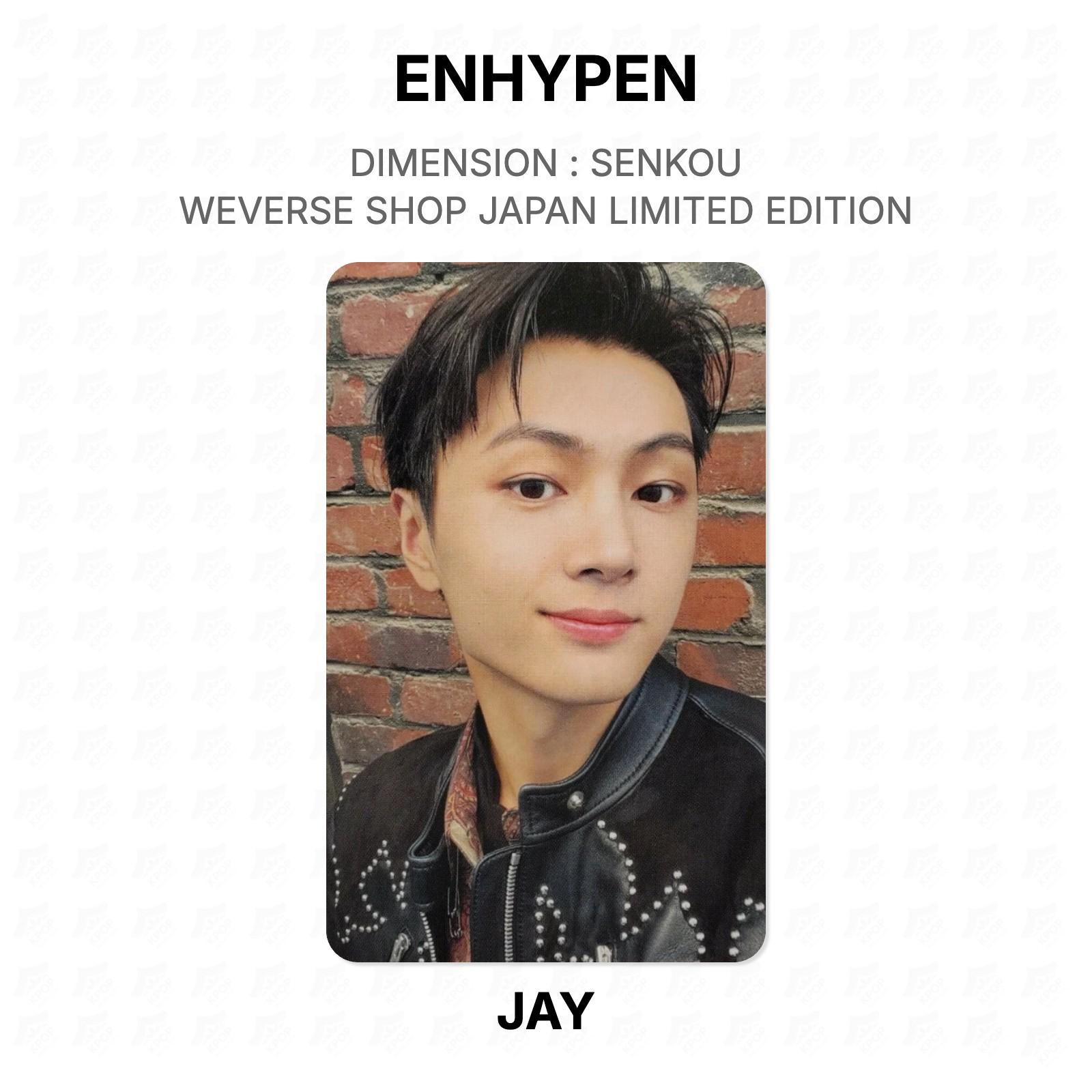 ENHYPEN DIMENSION : SENKOU WEVERSE SHOP JAPAN LIMITED EDITION Official Photocard JAY
