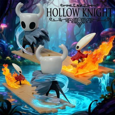 2 szt./zestaw Figurka Hollow Knight Kreskówka Gra Hollow Idealny Prezent Urodzinowy Świąteczny Model PVC Dla Chłopców Dekoracja Kolekcja Zestawy Zabawek