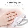 1-17 US Size Ring Sizer Measuring Set Reusable Finger Size Gauge Measure Tool Jewelry Sizing Tools for Wedding