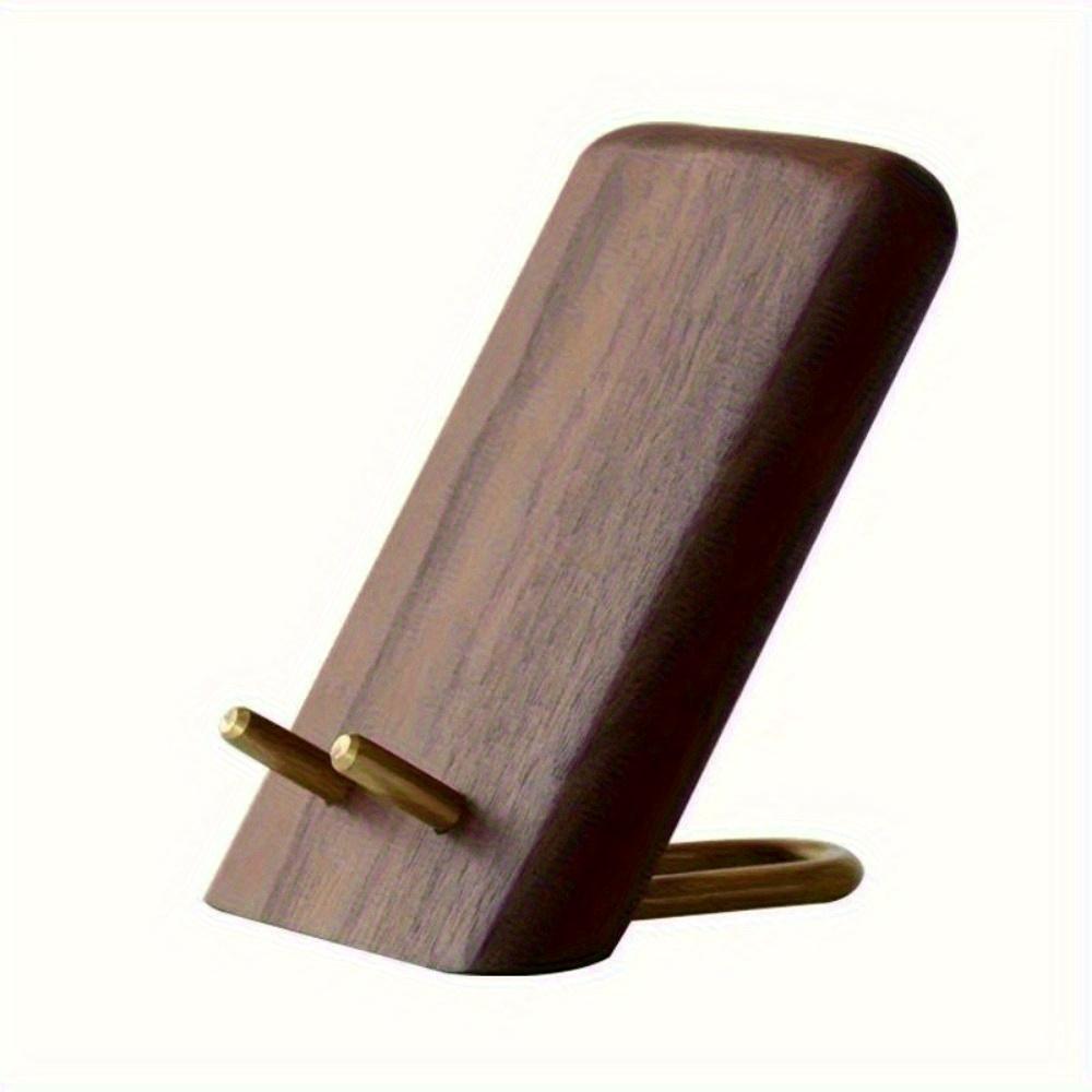 1PC Desktop Tablet Holder Universal Table Cell Phone Support Mobile Phone Holder Wooden Walnut Stand