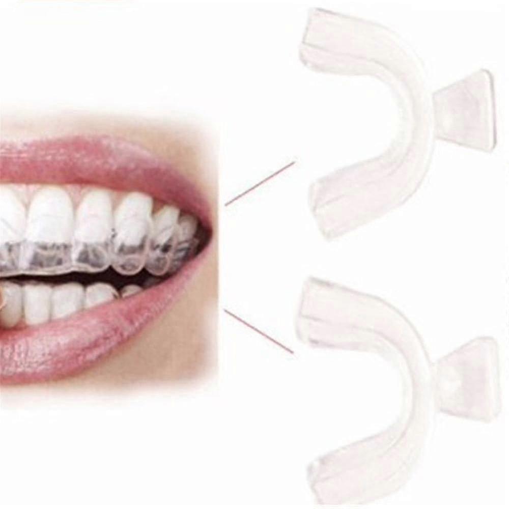2 Pcs Invisible Orthodontic Braces with Thermoforming Mouthguard, Teeth Trays & Oral Hygiene Tools