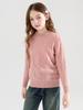 Children's Thick Cable Knit Wool Sweater - High Neck Pullover for Boys & Girls