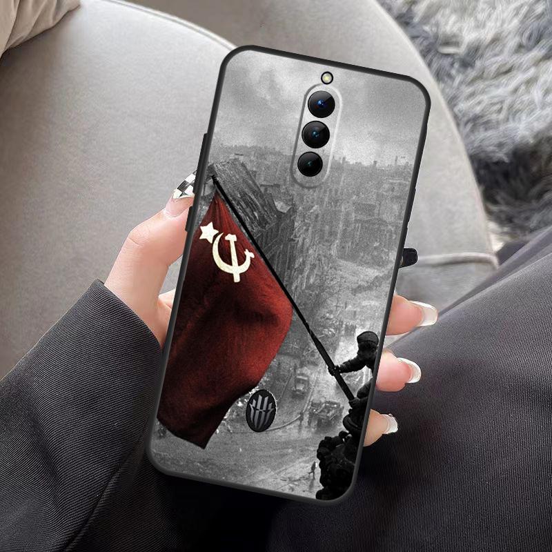 

Soviet Union USSR CCCP Flag Case For ZTE Nubia Red Magic 11 10 9 8 8S 9S 10S Pro Plus 5G 6R 6 7 6S 7S Pro 10 Air Cover RedMagic 10S Pro