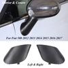 735450654 735450655 Left & Right Rearview Mirror Cover Arm Stem Cover Stem Cap Trim For Fiat 500 2012 2013 2014 2015 2016 2017