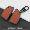 Leather Car Key Case for Chevrolet Tahoe Suburban for GMC Yukon for Buick S Plus Avenir