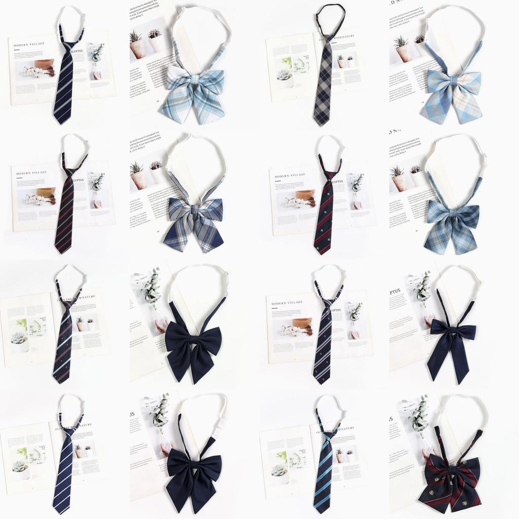 Kids Tie With Striped Badge Pattern For School Uniforms And Casual Wear