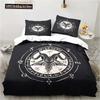 3D Print Satanic Bedding Demon Twin Bedding Hell Death Set Comforter Bed Duvet Cover Double King Home Textile Quilt Cover