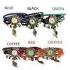 Womens Leather Tree Leaf Quartz Wrist Watch Bracelet Orange Watch