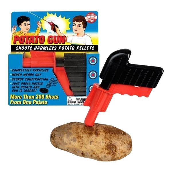 Potato Ammunition Gun Fun Game and Humorous Game