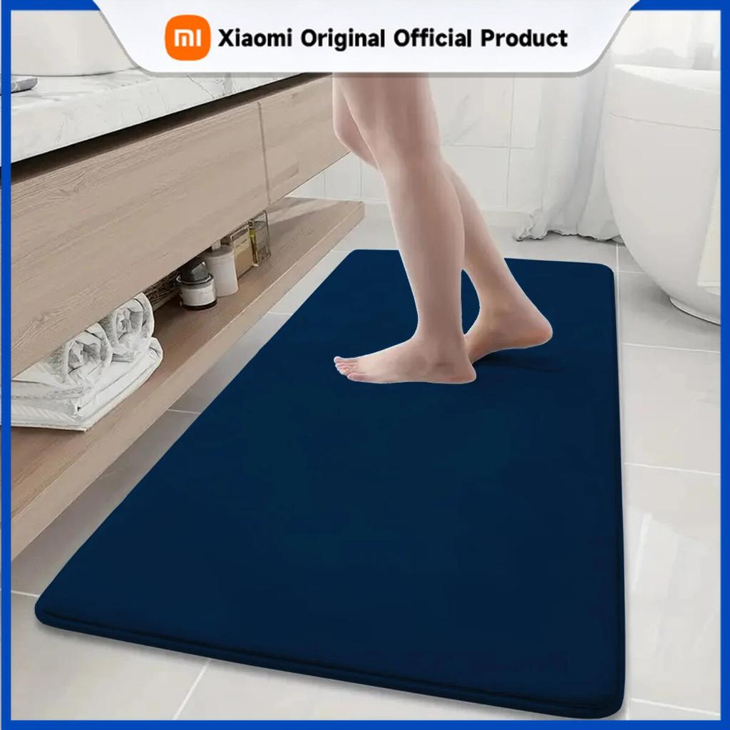 Xiaomi 19.7x47.2in Büyük Boyutlu Banyo Kaymaz Zemin Matı Küvet Zemin Matı Ev Dekorasyonu Kaymaz Su Emici Banyo Halısı