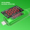 LED Indicator Breathalyzer Air Blowing Type Professional Strong Anti-interference Breath Analyzer