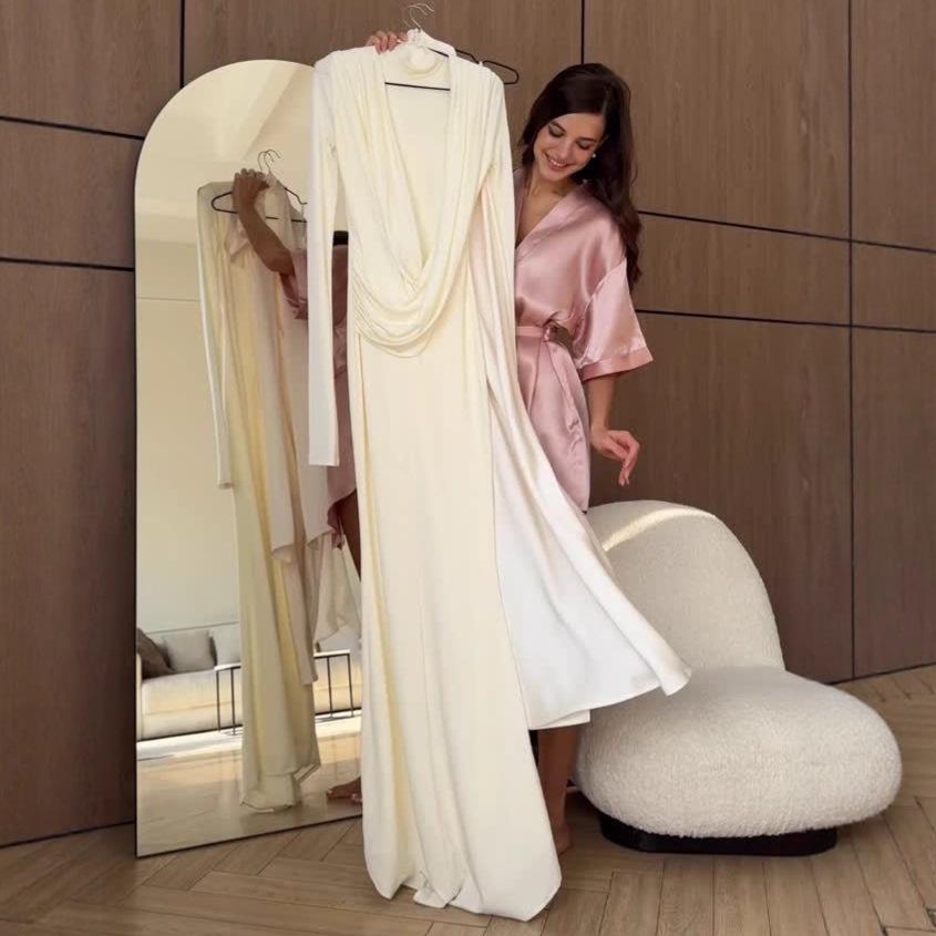 2025 Zomer Mode Backless Effen Kleur Bodycon Jurk voor Dames