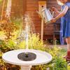 Fontana Galleggiante Solare per Bagno con Luci LED Colorate, Spruzzatore d'Acqua Ricaricabile per Vasca da Bagno per Bambini, Funzionamento Automatico, Fontana per Vasca da Bagno per Piscina/Vasca