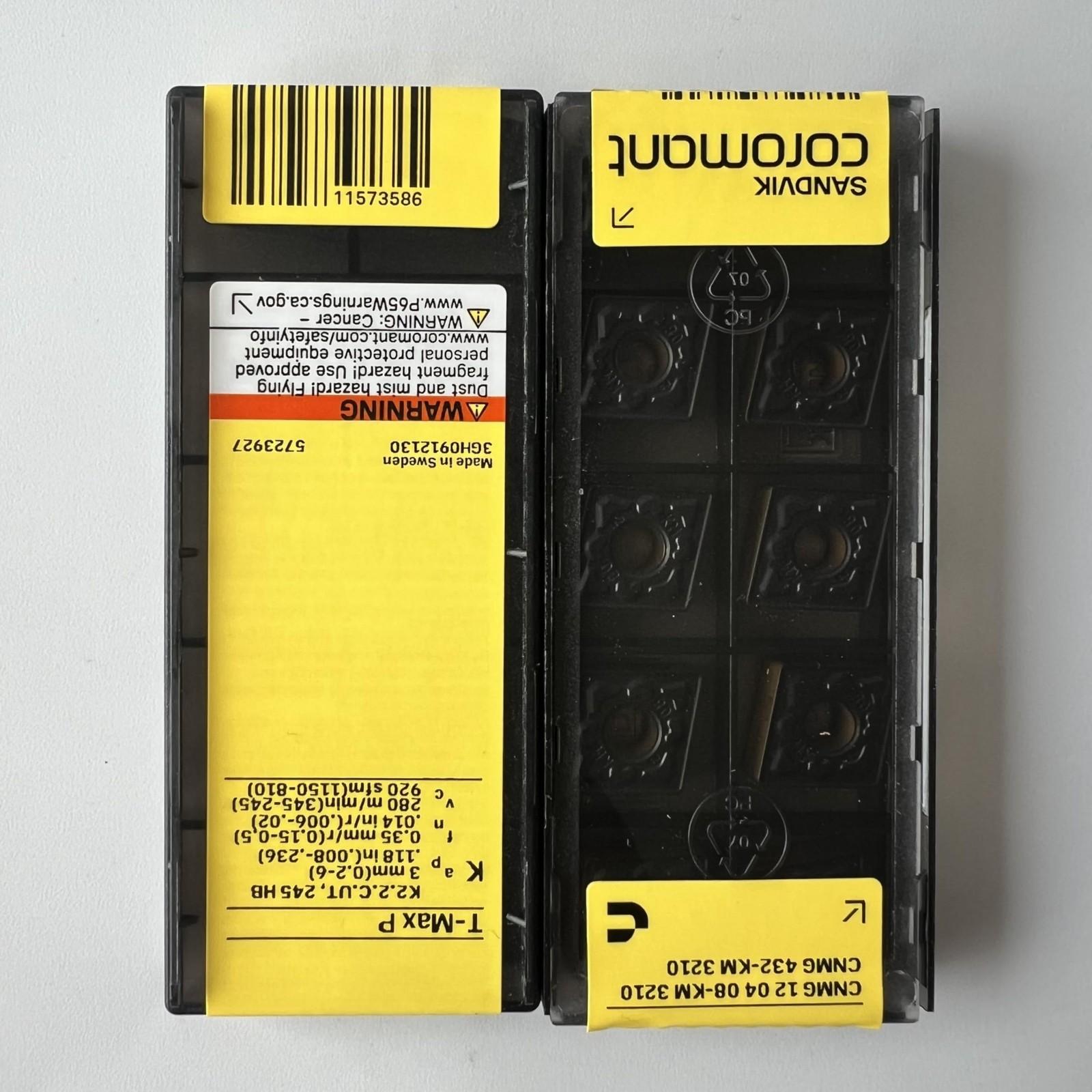 

SANDVIK / CNMG120408-KM 3210 / Original Swedish hard alloy blade 10 Pcs