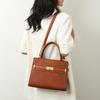 Handbag bag women's new stone pattern messenger bag light luxury texture commuter shoulder bag
