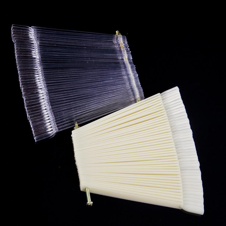 Nail Art Practice Fan - 50 Piece Display Tool (Round/Square)