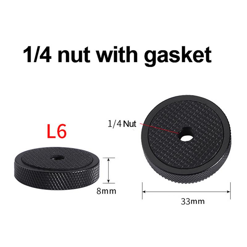 Camera Screw 1/4 3/8 5/8 Inch Nut Photography Accessories  Shoe Seat Lock Knob Flash Stand Mount Adapter For Dslr Tripod Selfie Stick