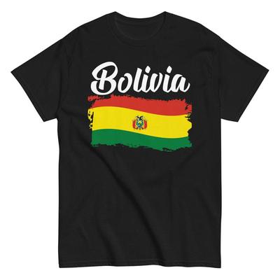 Camiseta Orgulho Boliviano Raiz Patriótica Bandeira da Bolívia