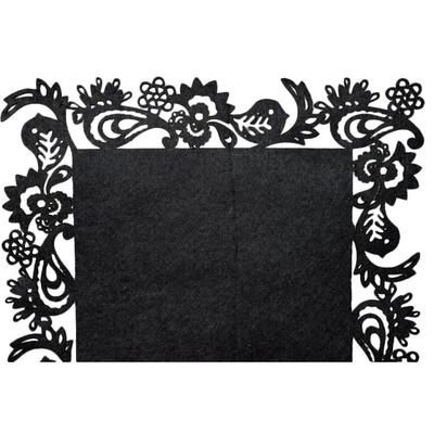 Black Felt Table Runner 30x118cm