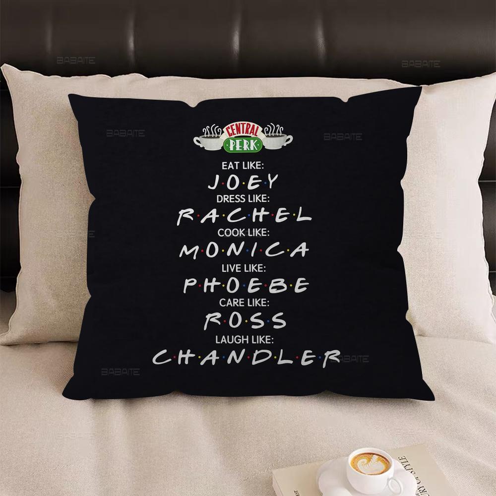 Amerikansk TV-serie Vänner Kudde Kuddöverdrag Örngott Vardagsrum Soffa Heminredning Anpassad
