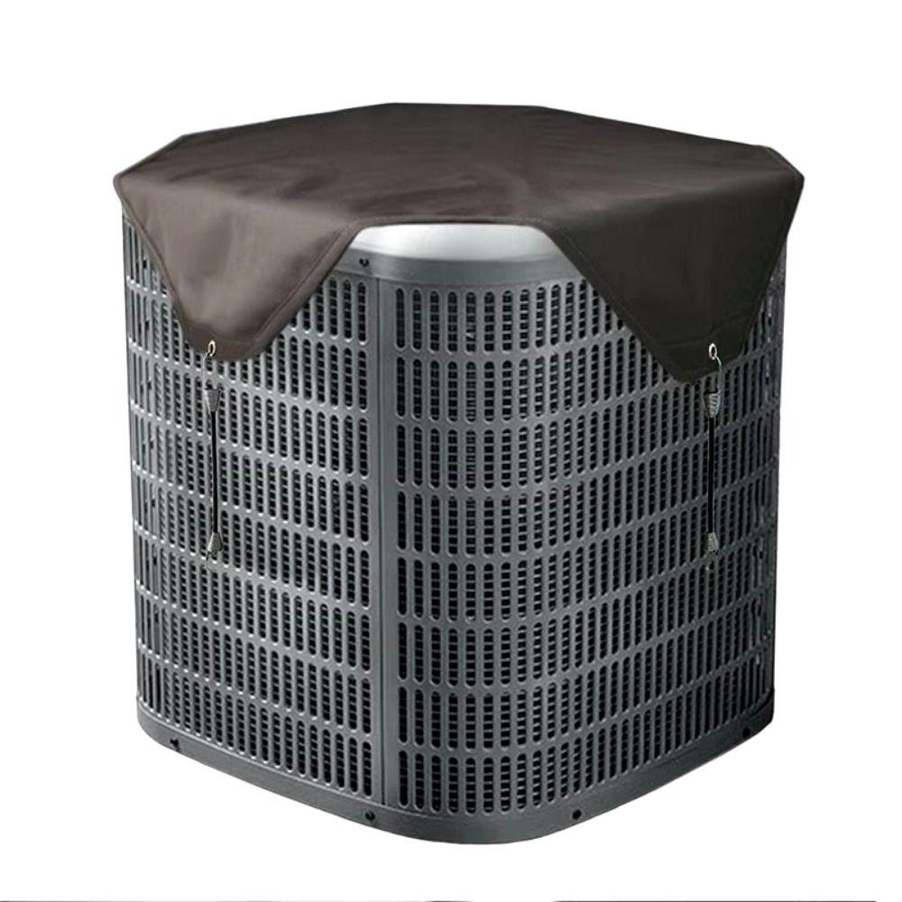 

Oxford Air Conditioner Cover Black Air Conditioner Protector All-Weather Defense 66cm