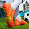 31-44  Kids Football Shoes Shock Absorption Anti-skid and Wear-resistant Long Spike Outdoor Sports Training Football Shoes