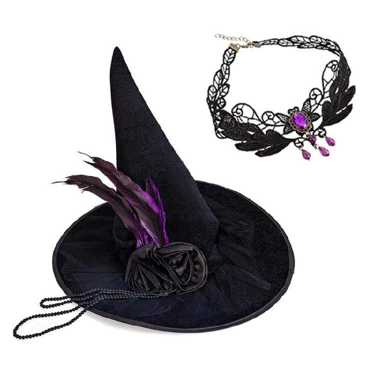 Sophisticated Unisex Hats Necklace Set Unique Weathered Stylish Hat Fashion Creative Hat for Stylish Party Look