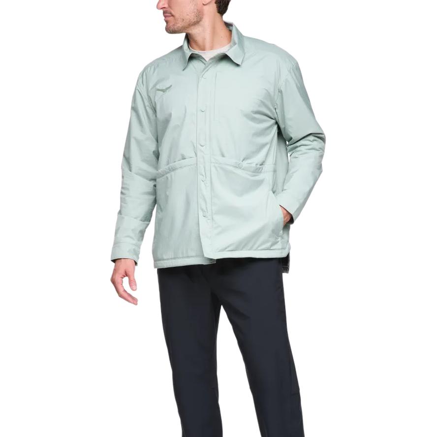 Hoka One One Outtrail Outdoor Sports Waterproof Breathable Sweat-Absorbing Jacket Men Jacket Green 1156190 M