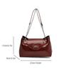 New Design Bowknot Armpit Bag Solid Color Y2K Crossbody Handbag Trendy Bow Underarm Bag  Girls