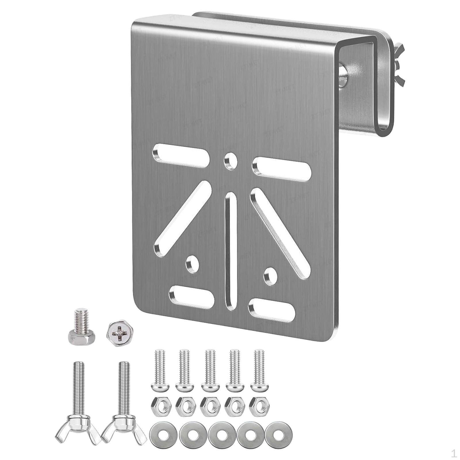 Camera Gutter Mount Universal Professional Security Bracket with Screws Nuts & Washers