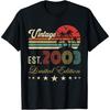 22nd Birthday Vintage Limited Edition 22 Birthday Cotton Men T Shirt S
