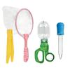 New 3/4Pcs  Butterfly Trap  Clip Tweezers  Net Fishing Toy Children'S Outdoor Natural Exploration  Scissors