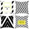 New Art Abstract Series Black and White Letter Print Pillow Home Sofa Cushion Cover