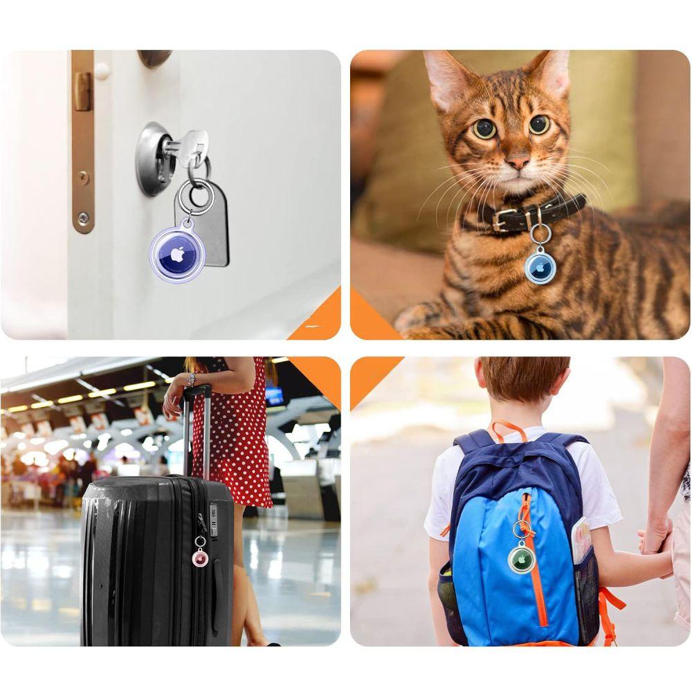 Tech-Protect Icon 4-Pack Apple Airtag Clear