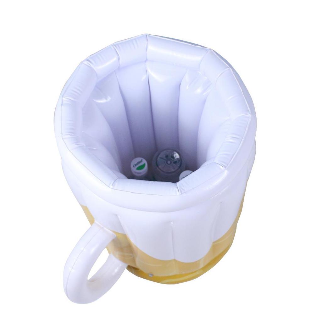 Inflatable Beer Ice Bucket: Thickened PVC Water Toy