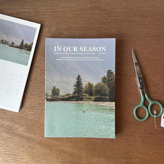 Biscuit Studio Season Note - Grid (9type), a Popular Phrase In Korea