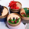 Tea Cans Are Round with Inner Lids, High-end Candy Cans, Tinplate Tin Boxes, Dried Flower Decorations, Scented Candles