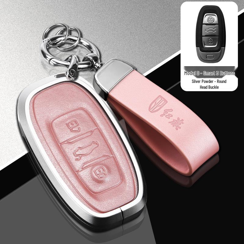 Premium Biao Che Zu Hongqi H5/HS7 Key Case for Men & Women – Full-Cover Protective Bag