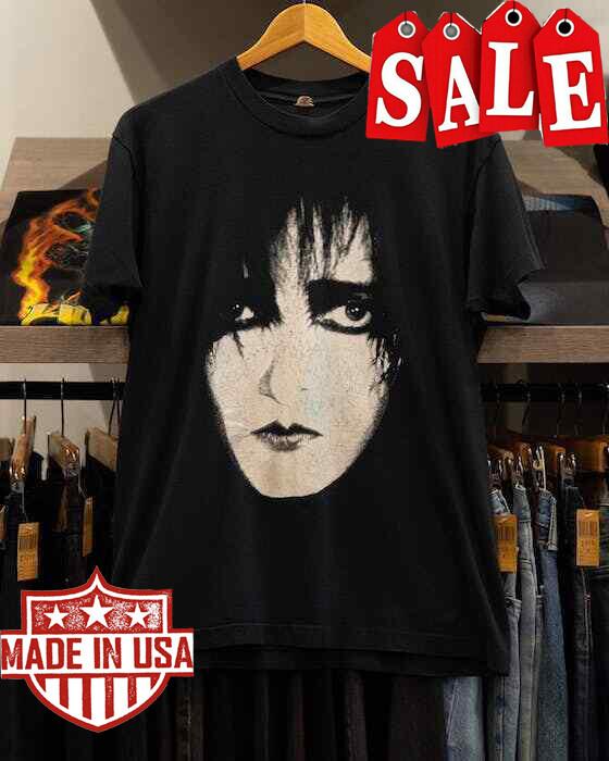 Unisex shirt Cotton Oversize Large Size Vintage 80’s Siouxsie And The Banshees T-Shirt Man Women LB6486