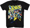 2026 Neues Vintage X-Men 90er Jim Grafikdruck Stilvolles Herren Freizeit Rundhals Locker Kurzarm T-Shirt