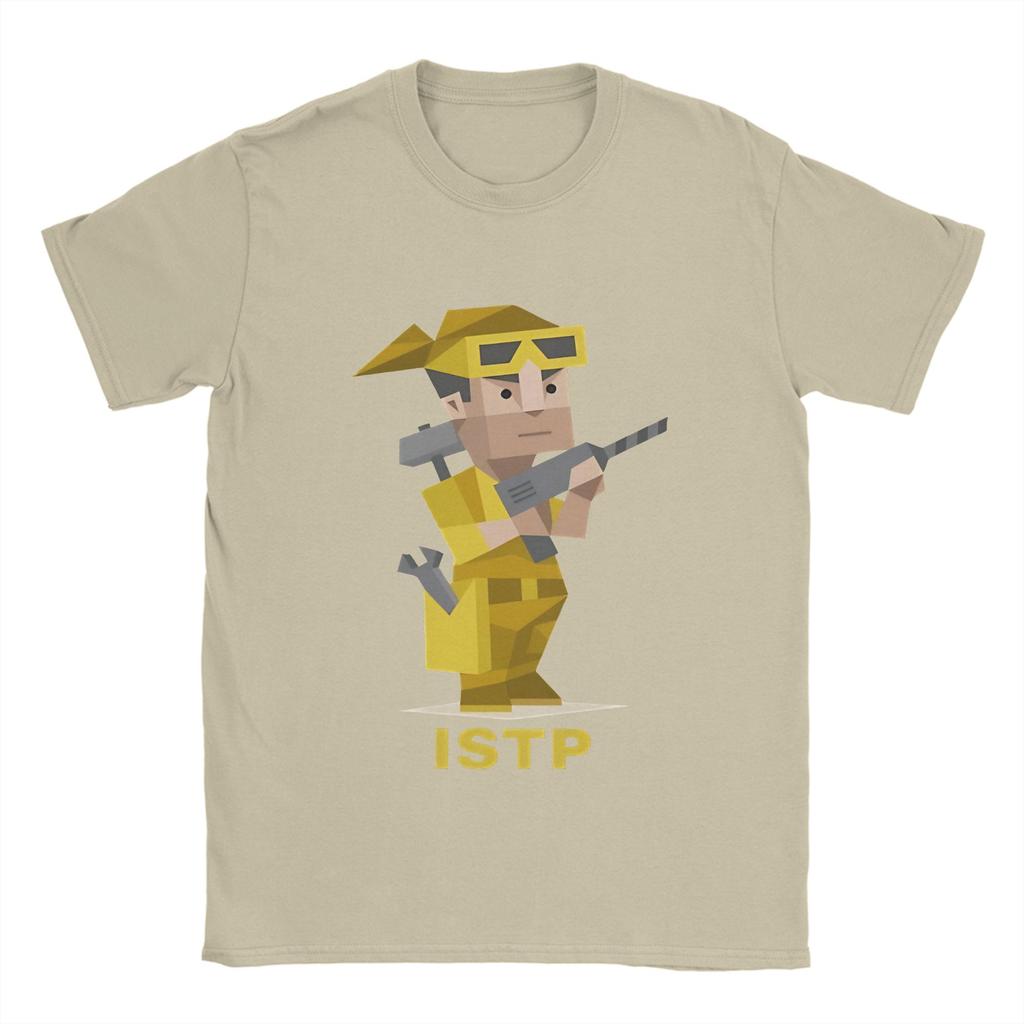 ISTP MBTI Men T Shirts Novelty Tee Shirt Short Sleeve O Neck T-Shirt 100% Cotton Printing Clothing