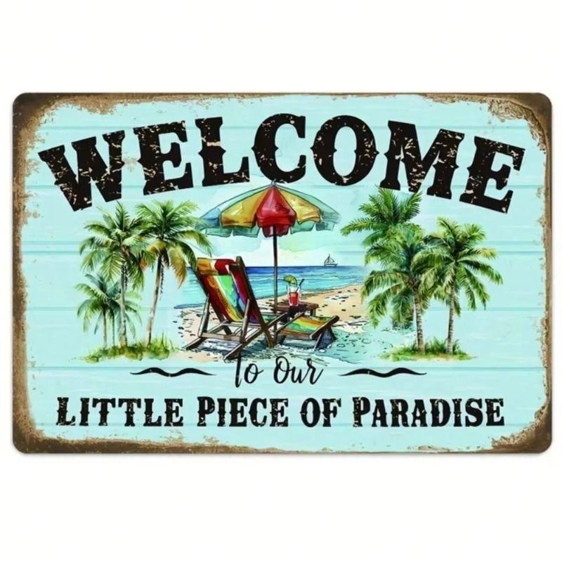 Retro Metal Tin Sign 8x12 inch Office Living Room Wall Decor