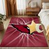 Cardinals Team Spirit Rug Game Carpet, Floor Mat for Bedroom Living Room Entryway Rug, Home Decor Idea Gift for Christmas Birthday