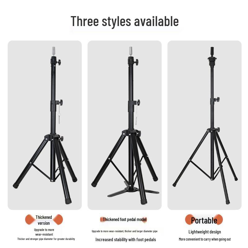 Hairdressing Mannequin Head Stand Tripod for Practice