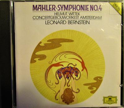 CD GUSTAV MAHLER LEONARD BERNSTEIN C Symphony 4 4236072 Deutsche Grammo 1988 Europe Classical Used