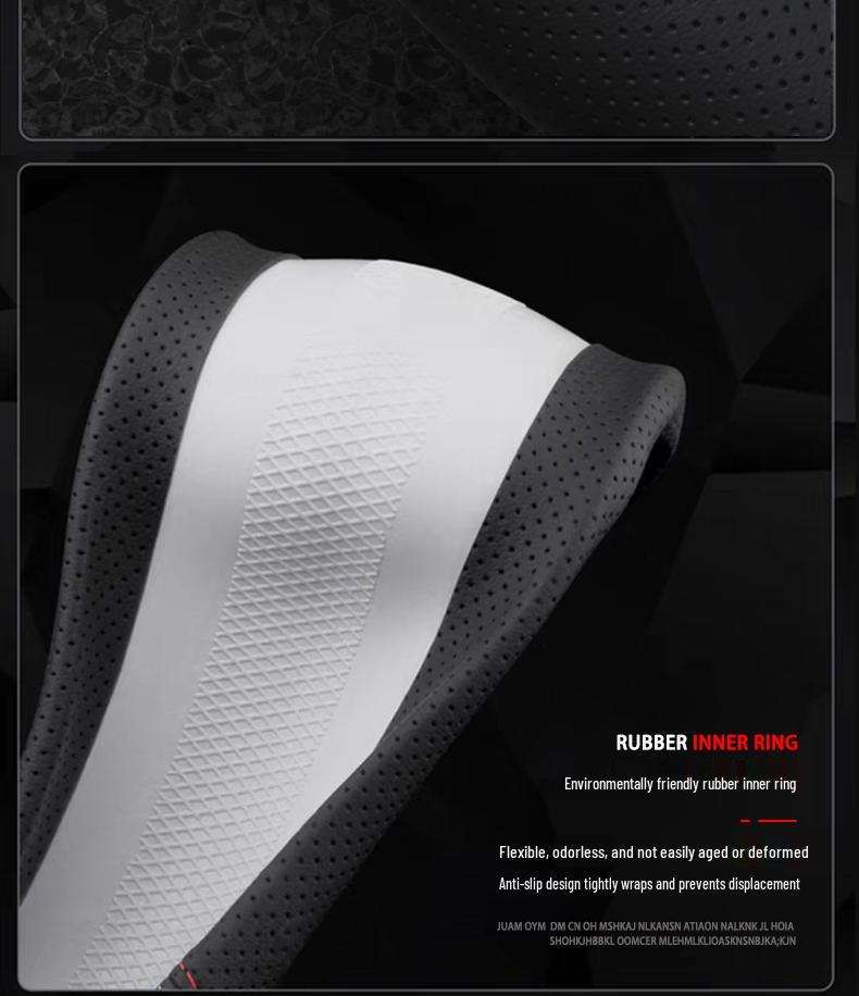 Universal Geely Panda Mini Steering Wheel Cover, All-Season, No-Sew Grip, Women's 2023 Thin Model