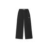 Li Ning Sports Fashion Series SS22 Straight Loose Casual Pants Unisex Bottoms Black AKLS978-3