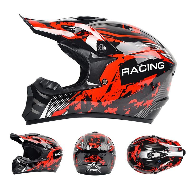 Full Face Motorcycle Helmet Off-Road ATV Dirt Bike Mountain Downhill Karting Safety Protection