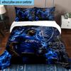 3PCS Football Empoli Crest Bedding Set,Including 1pc Duvet Cover And 2pcs Pillowcases Perfect for Bedroom, Dormitory, Fan Christmas gift