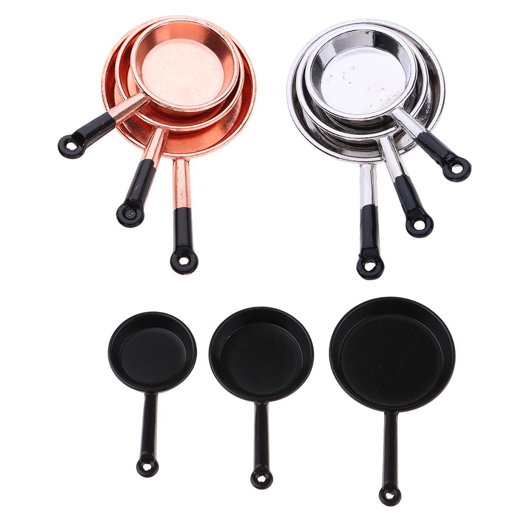Set Miniature Pots And Pans Utensils/12 Ornaments